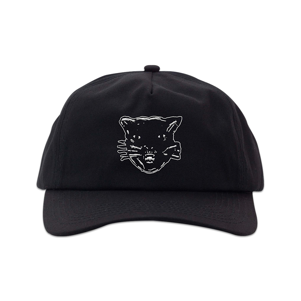 Cat Head Black Cap